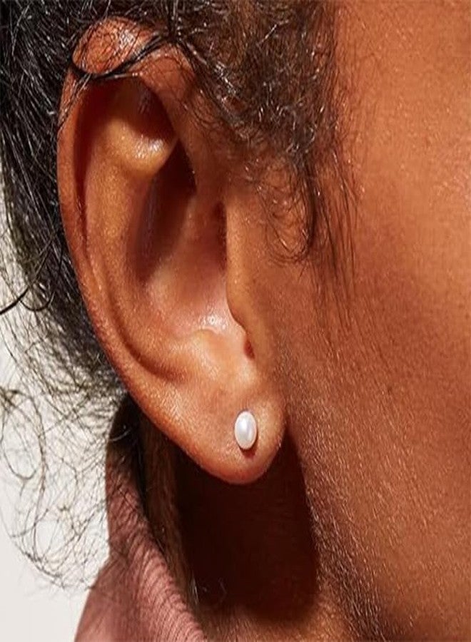AVYRING أقراط AVYRING 20G ذات ظهر مسطح للنساء، مضادة للحساسية، مرصعة باللؤلؤ، على شكل فراشة وقلب، مصنوعة من الفولاذ الجراحي والفضة والأوبال، مناسبة لثقب الغضروف الحلزوني. - Image 5